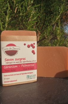 Savon géranium palmarosa